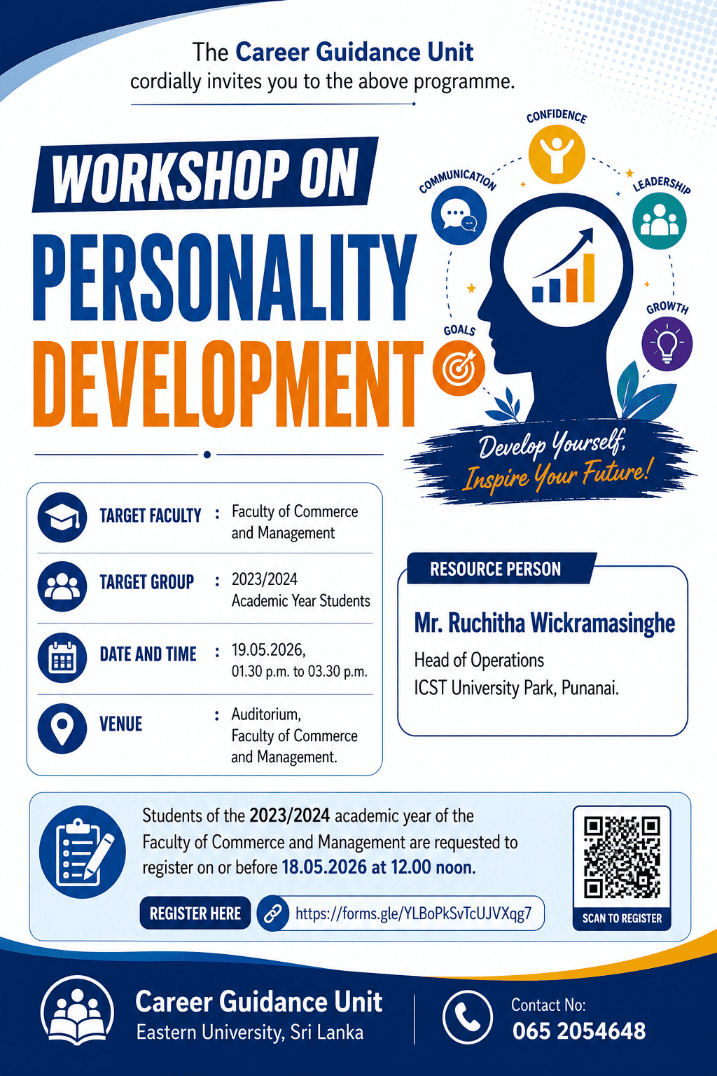 Flyer - Workshop on Personality Development.png 